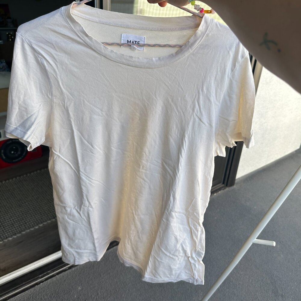 Mate the Label - Ecru Tee